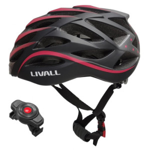 Livall BH62 NEO Kask Rowerowy Czarno-Czerwony