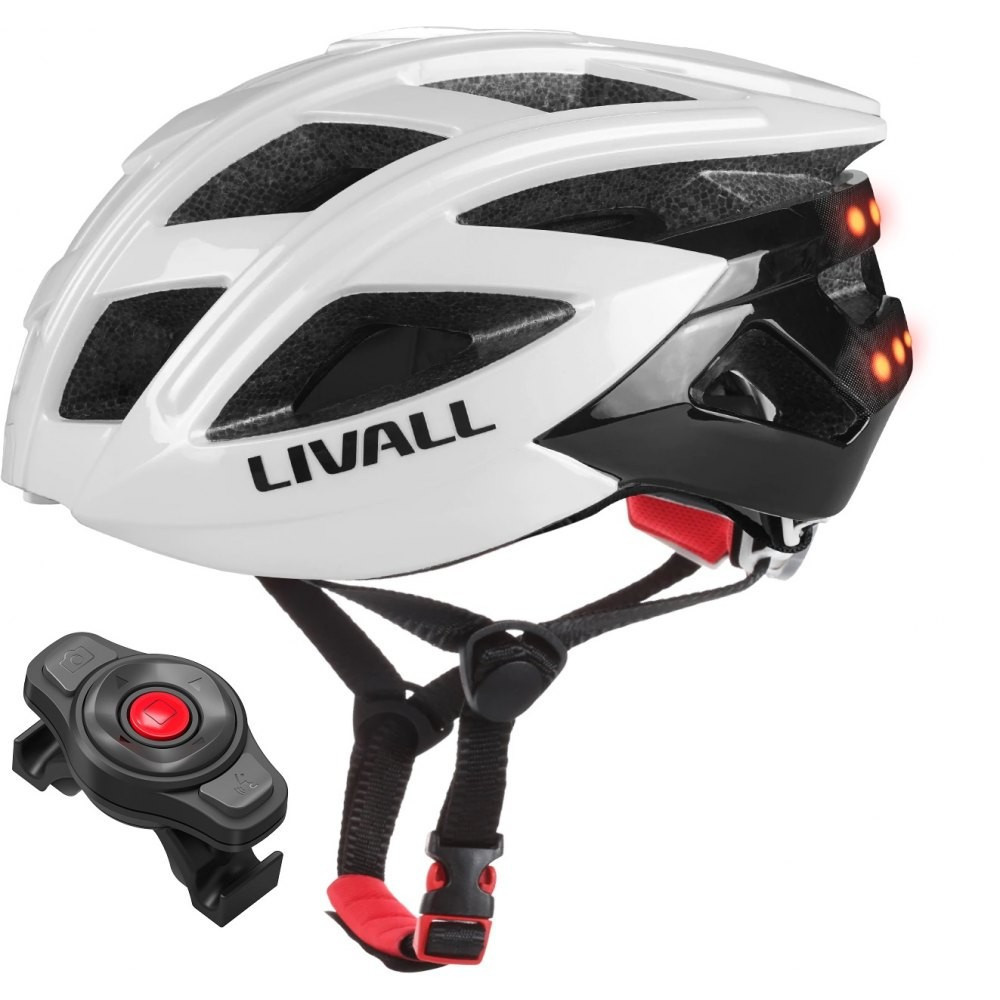 Livall BH60SE Neo Kask Rowerowy Biało-Czarny