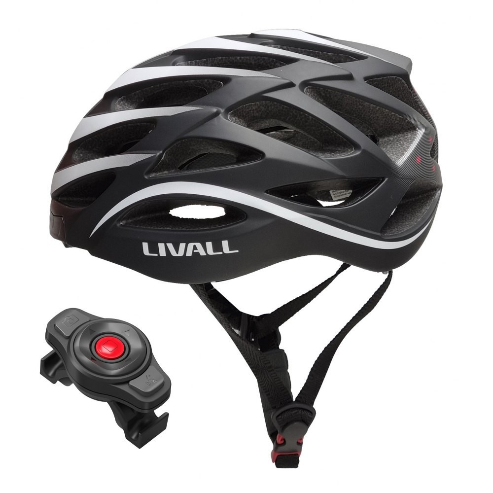 Livall BH62 Neo Kask Rowerowy Czarno-Biały