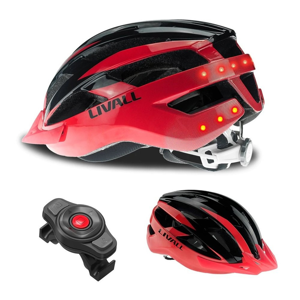 Livall MT1 Neo Kask Rowerowy Czerwony
