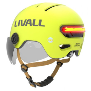 Livall L23 Kask Rowerowy Lemon z Szybką