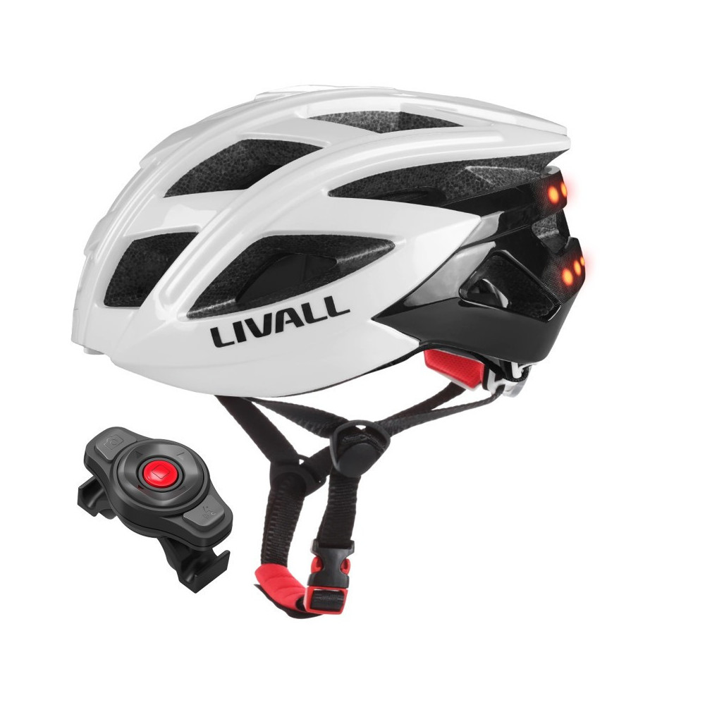 Livall BH60SE Neo V2 Kask Rowerowy Biało-Czarny