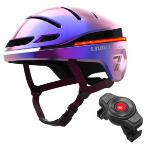 Livall EVO21 Kask Rowerowy Fioletowy